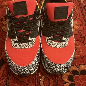 Nike Air Max Womens Sneaker  Red, Yellow, and Black